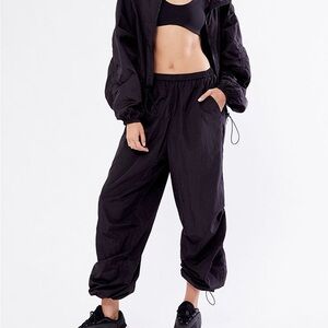 PACSUN Ruched Shine Baggy Pants Sz XS NWOT